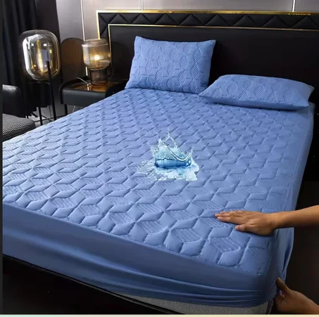 حماية كاملة للفراش 100% 🛏️ | غطاء سرير ضد السوائل للأطفال والكبار.