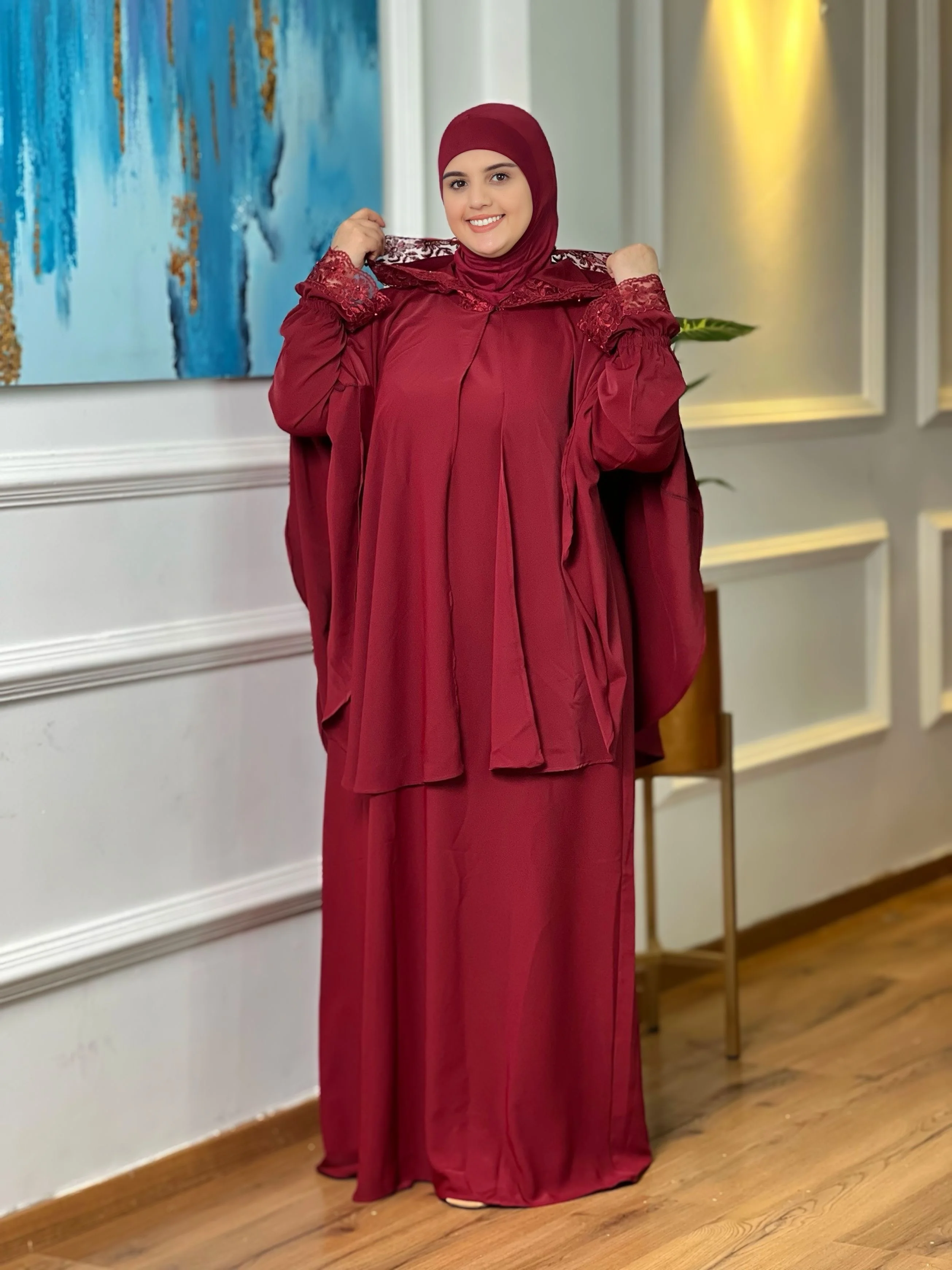 عباية بالسلهام. 🌛🌒🌓