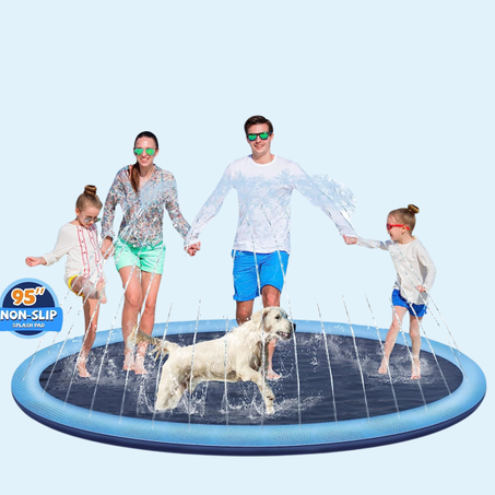 حوض سباحة قابل للنفخ للأطفال في الهواء الطلق