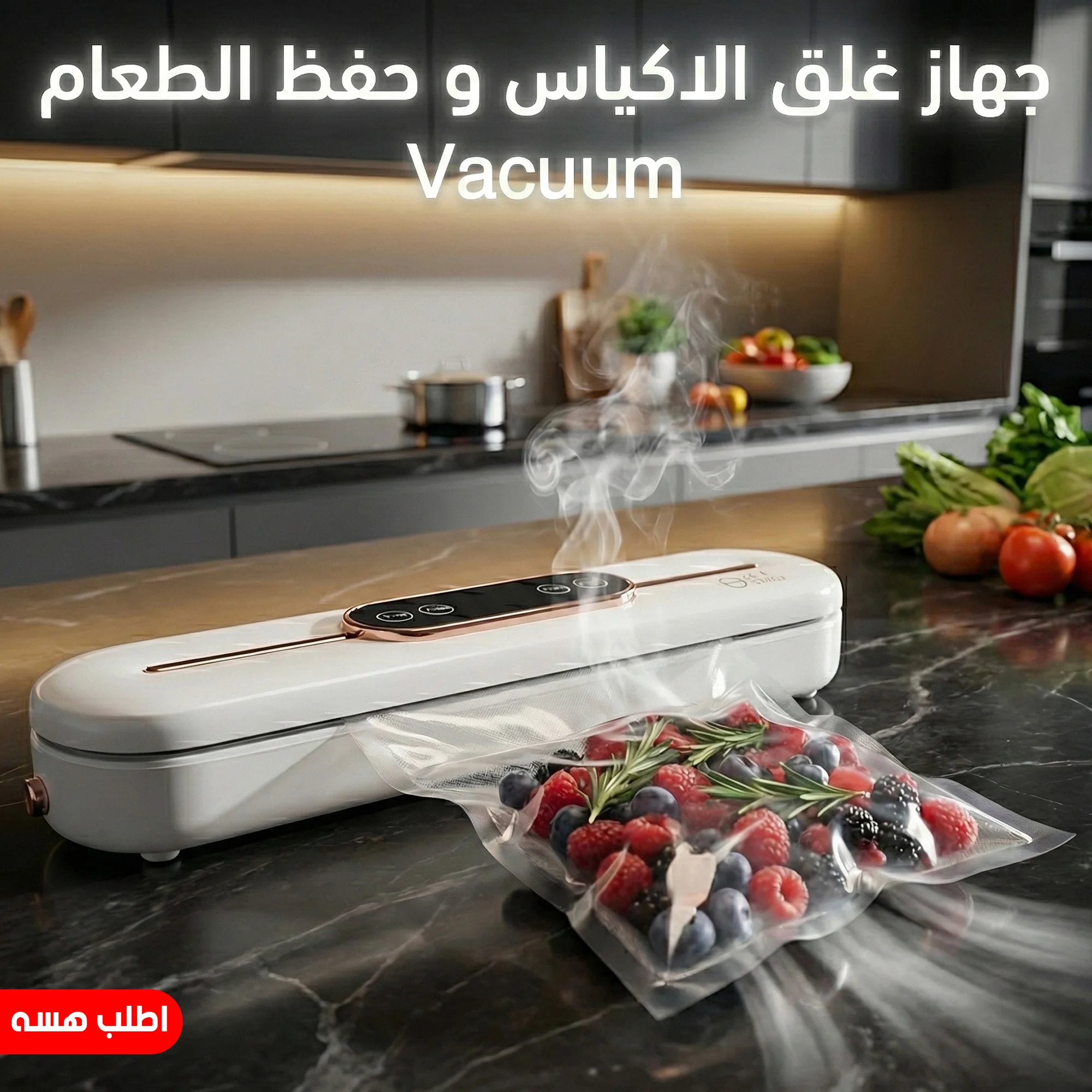 • جهاز غلق الاكياس و حفظ الطعام Vacuum