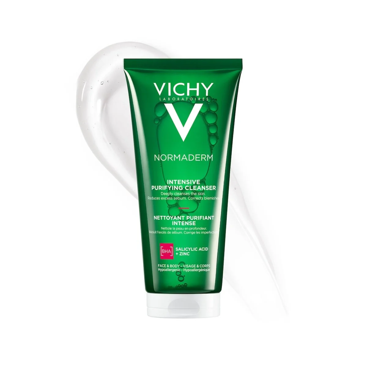 VICHY NORMADERM PHYTOSOLUTION GEL PURIFIANT PEAU GRASSE ACNEIQUE 200ML