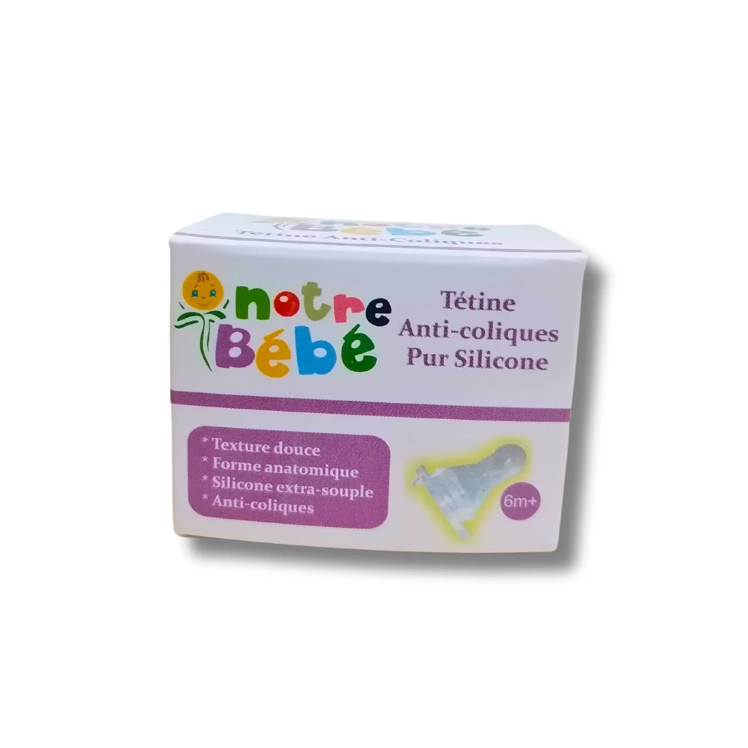 NOTRE BEBE TETINE ANTI-COLIQUES +6MOIS REF BD026-3
