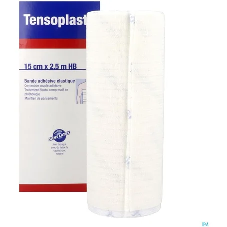 TENSOPLAST 15CM*2.5M HB SANS LATEX