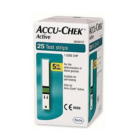 ACCU-CHEK ACTIVE BANDELETTES B25