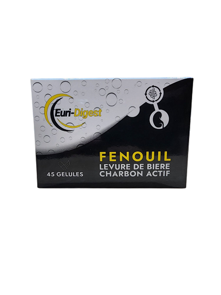 euri-diget fenouil levure de biere charbon actif