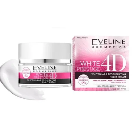 EVELINE WHITE PRESTIGE 4D crème blanchissante et régénérante nuit 50ml