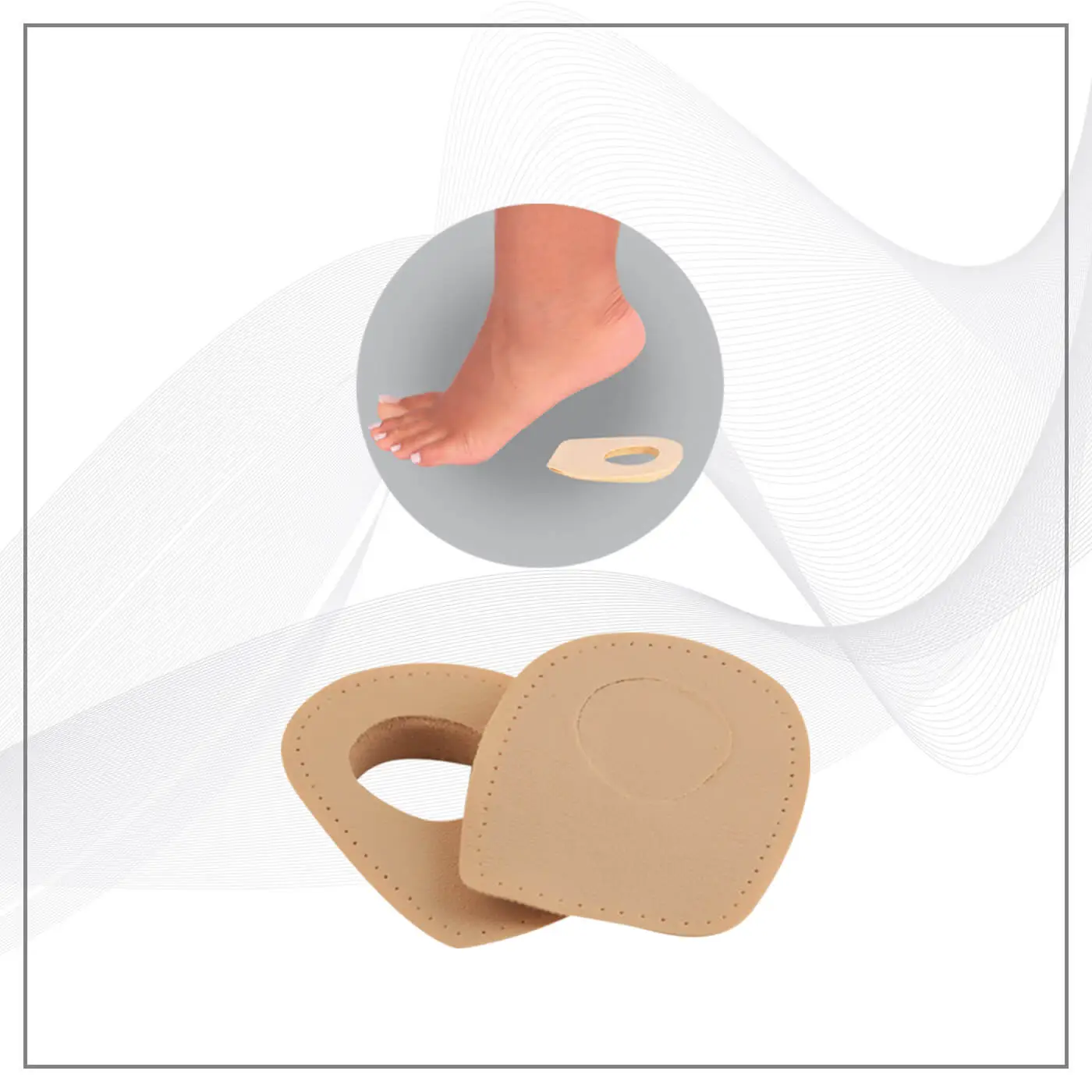 CASE TALLONNETTE TROUEE POUR EPINE CALCALEENE T39-44 REF SS 009