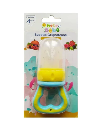 NOTRE BEBE SUCETTE GRIGNOTEUSE FRUITS ET LEGUMES  +4MOIS REF BPD052