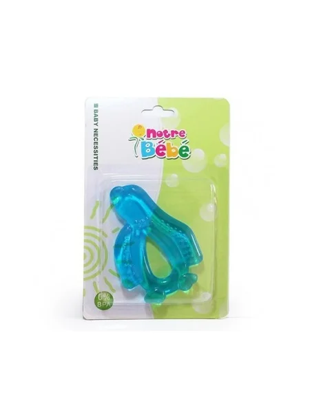 NOTRE BEBE ANNEAU DE DENTITION DAUPHIN BLEU REF BD253B