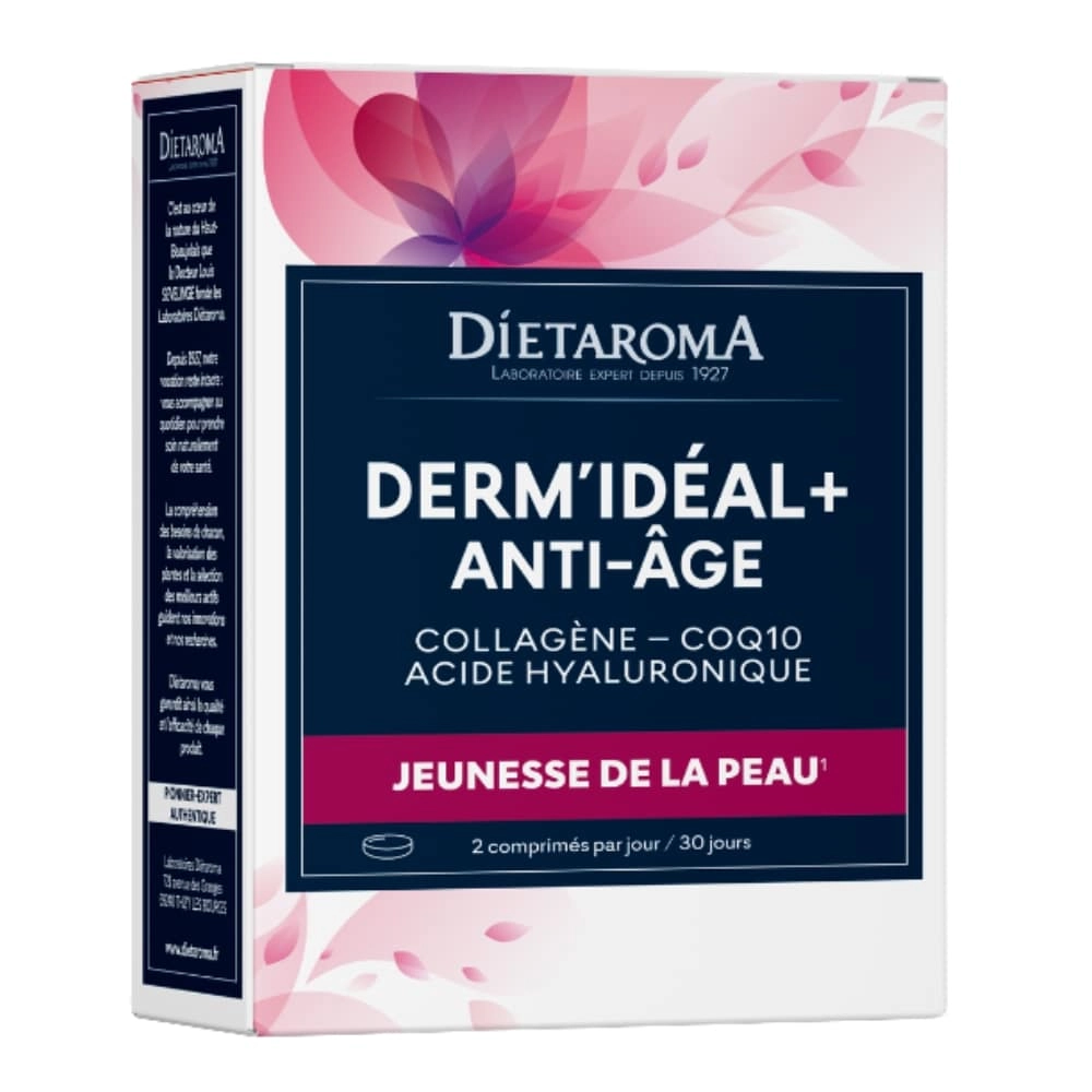 DIETAROMA DERM'IDEAL PLUS COLLAGENE + COQ10 ACIDE HYALURONIQUE B60 COMP