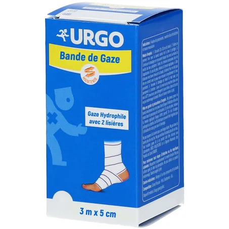 URGO BANDE DE GAZE 3M*5CM