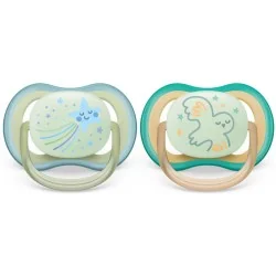 AVENT SUCETTES ULTRA AIR NIGHT +18MOIS REF SCF376/01