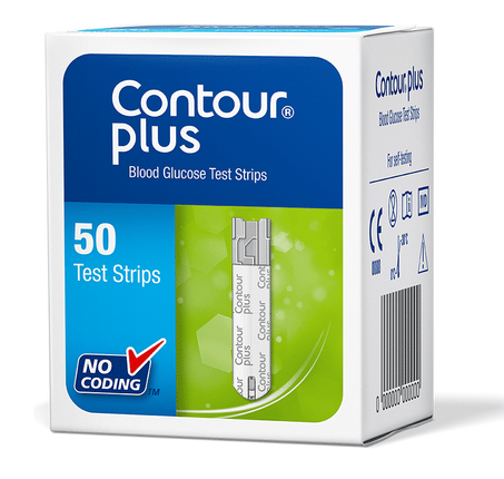 BAYER CONTOUR PLUS BANDELETTES REACTIVES B50