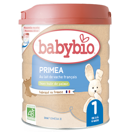 Babybio lait primera 1er age 0-6 mois 800g