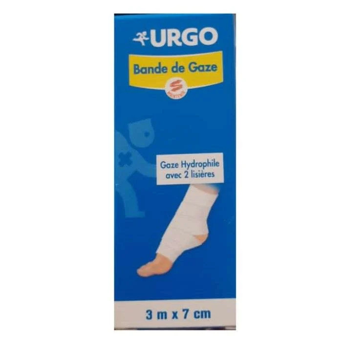 URGO BANDE DE GAZE 3M*7CM
