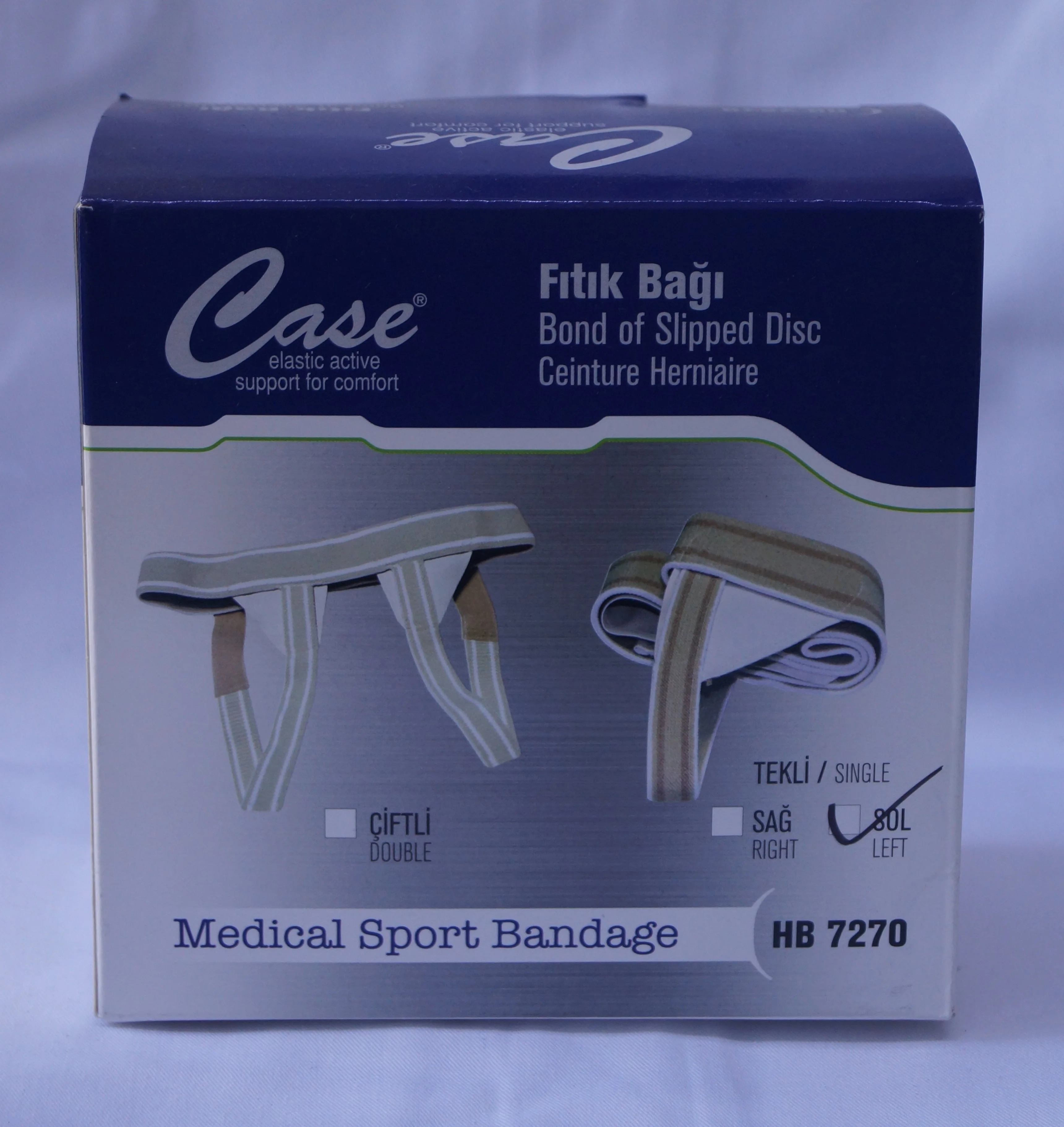 CASE BANDAGE A HERNIE DROIT REF HB 7270