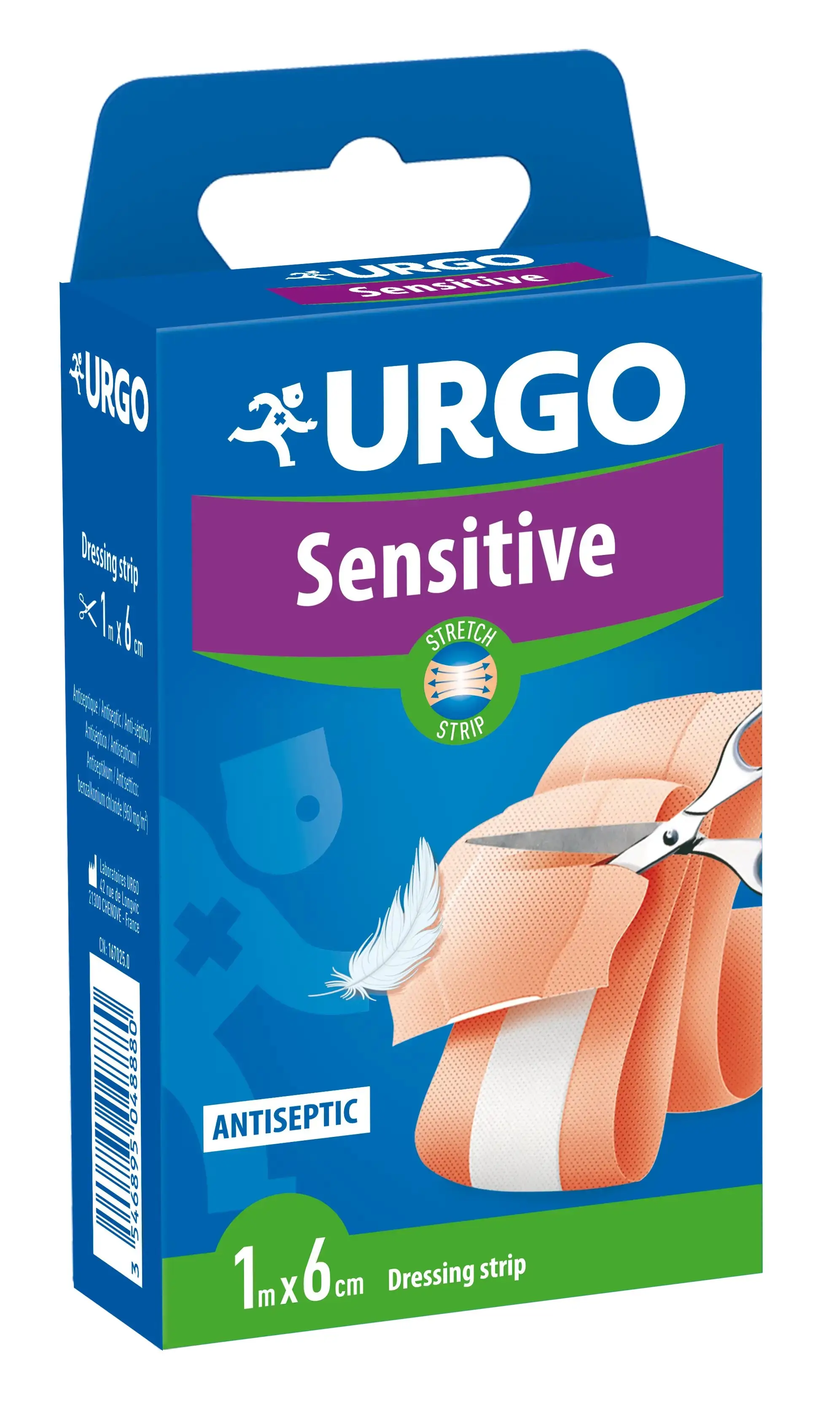 URGO SENSITIVE STRETCH 1M/6CM
