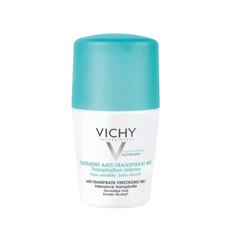 VICHY DEODORANT TRAITEMENT ANTI-TRANSPIRANT 48H ROLL-ON TRANSPIRATION INTENSE PEAU SENSIBLE 50ML