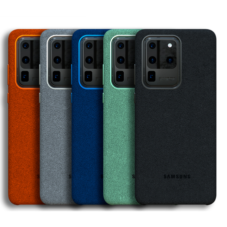 100% GENUINE Alcantara Leather Case For Galaxy S20