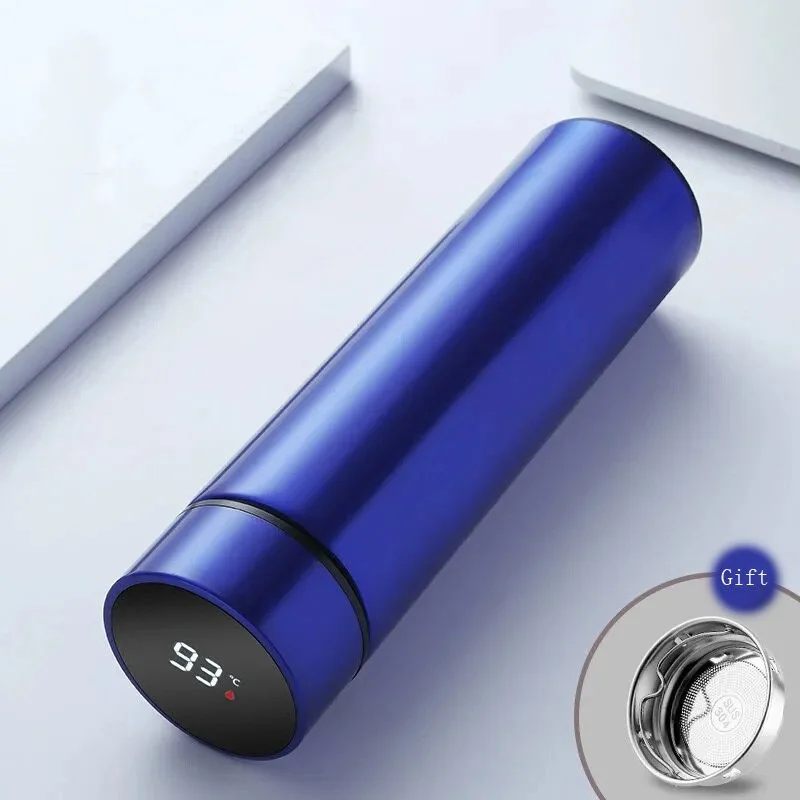 كوب حراري مع شاشة لدرجات الحرارة LCD