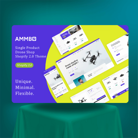 Ammbo - Single Product Drone Shop Shopify Theme