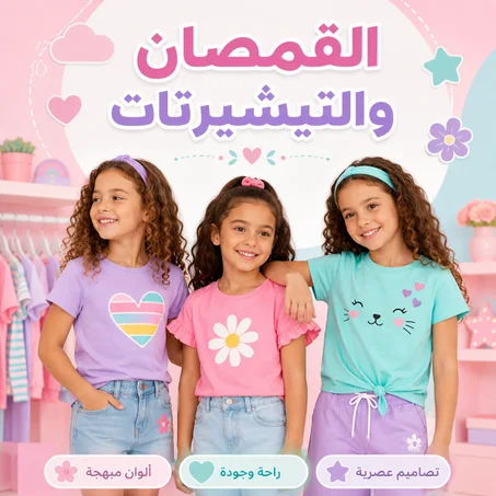 القمصان والتيشيرتات