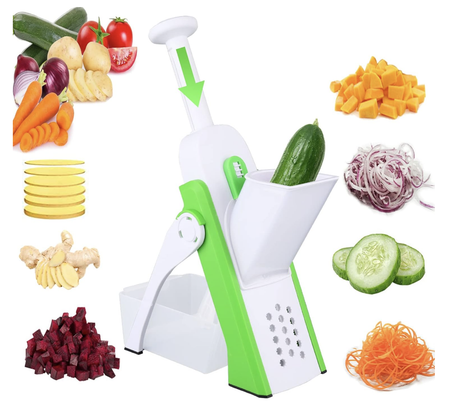 Mandolina Segura Multifuncional – Cortadora de Verduras, Papas y Más