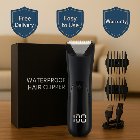 The Safest Waterproof Trimmer for Your Body & Sensitive Areas 👇🔥