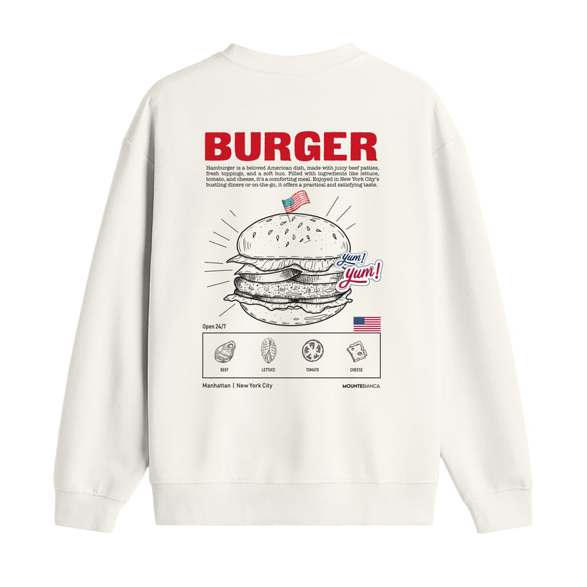 Burger - Premium Sweatshirt