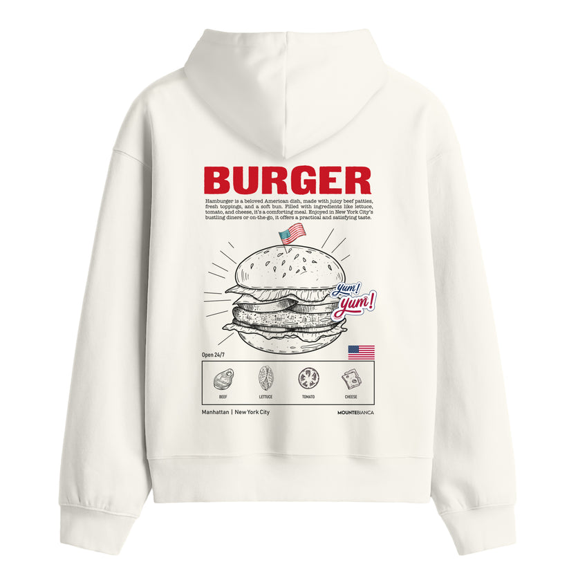 Burger - Premium Hoodie