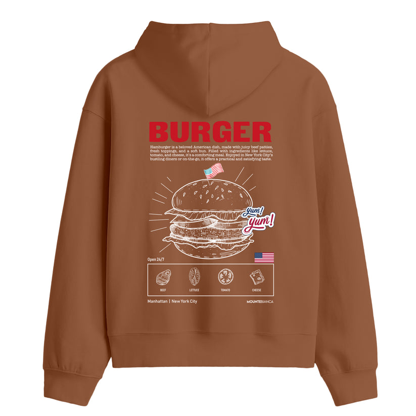 Burger - Premium Hoodie