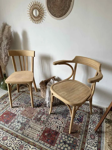 Célestine & Charline. Duo de chaises bistrot aérogommées ❌Adoptés❌