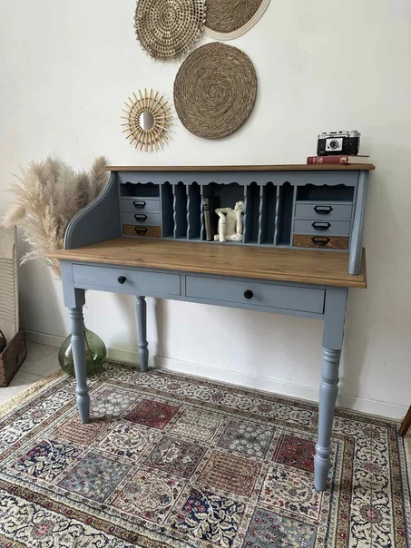 Bureau Bonheur du jour bleu nordique ❌Adopté❌