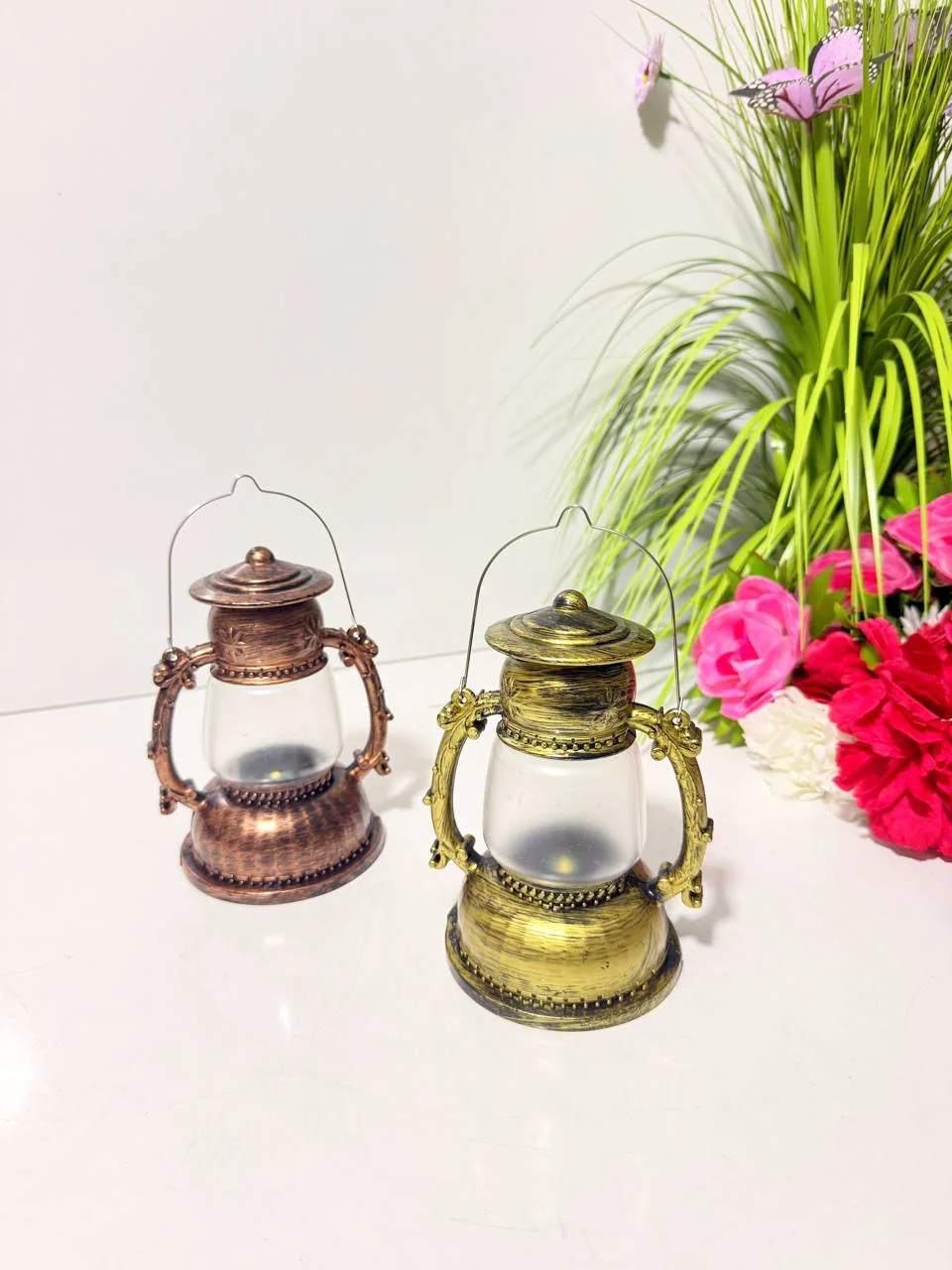 Lampe LED Rétro de Bureau – Lanterne Décorative Portable Petit Cheval