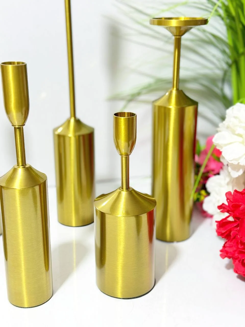 Bougeoir Métallique Créatif YXY – Décoration Moderne et Minimaliste