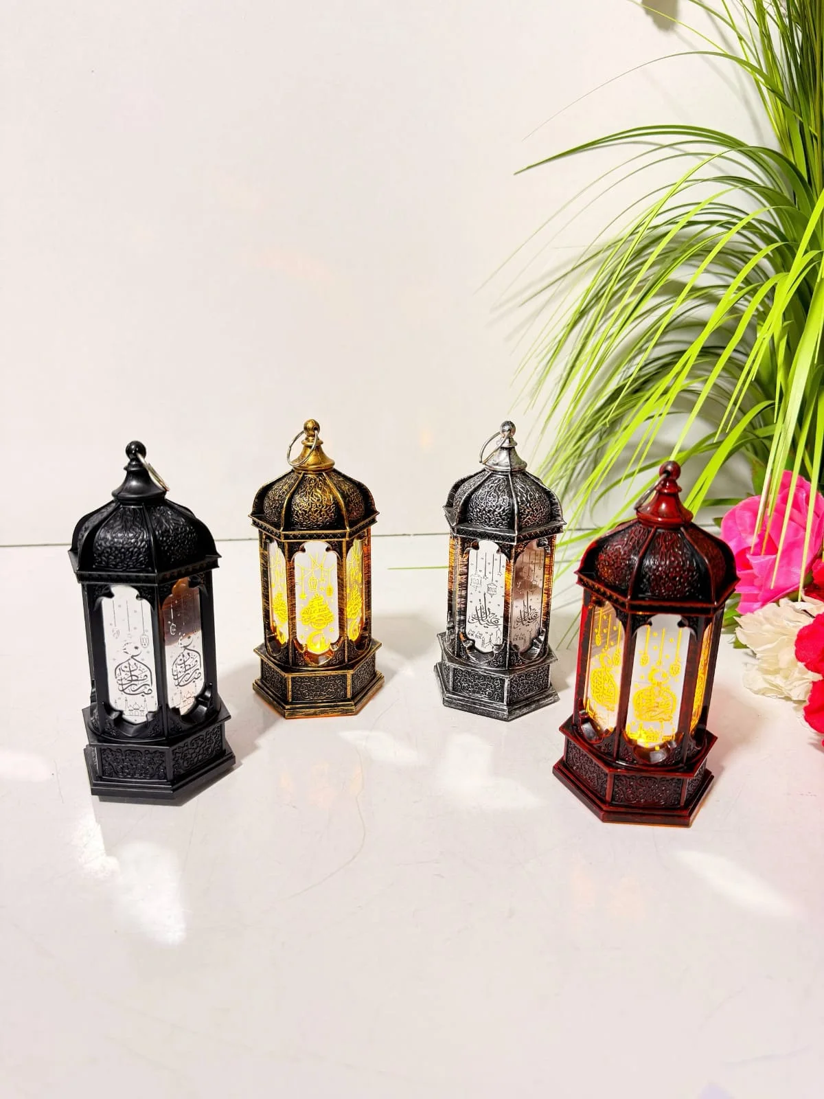 Lanterne LED décorative pour Ramadan