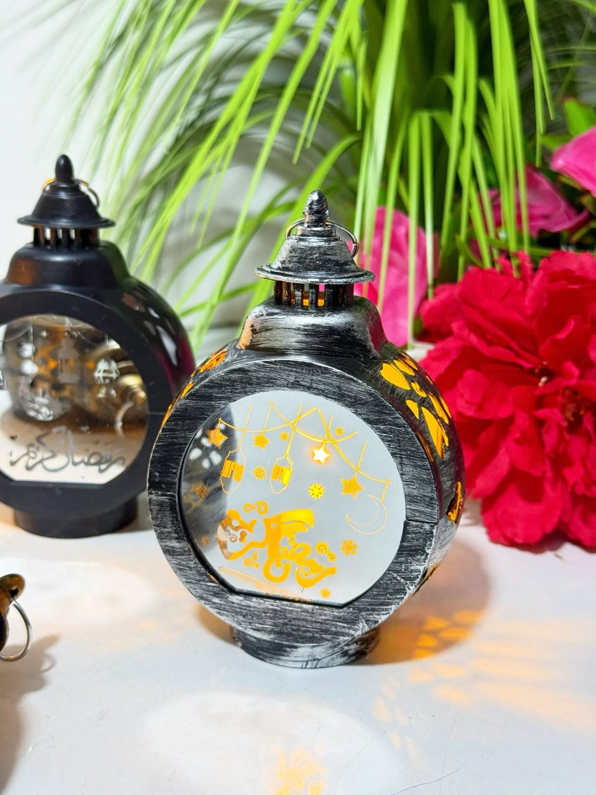 Lanterne LED décorative pour Ramadan,