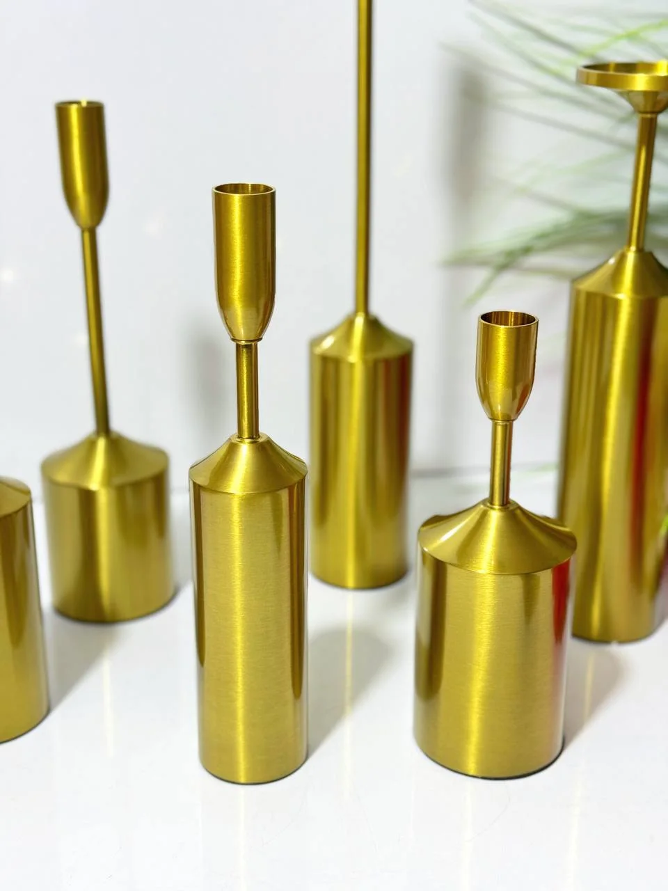 Bougeoir Métallique Créatif YXY – Décoration Moderne et Minimaliste