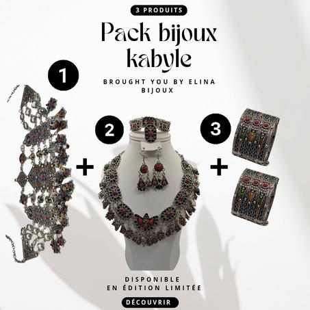 Pack Parure Kabyle Traditionnelle – Élégance en 7 Pièces