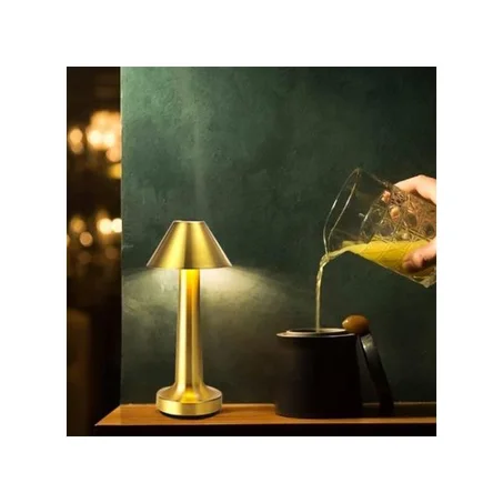 Lampe de table Touch tricolore USB/LED-Cuivre