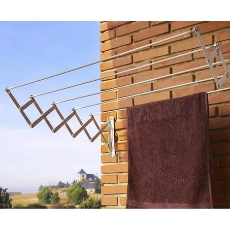 Séche linge en aluminium 120 cm