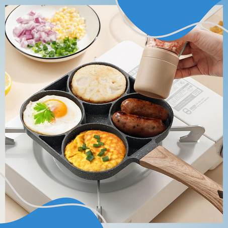 Poêle 4 en 1 antiadhésif