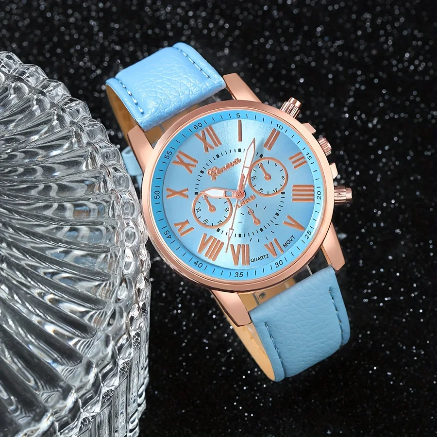 Aurora Blue Luxury Jewelry & Watch Set
