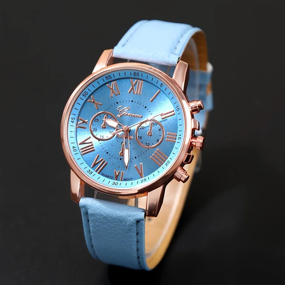 Aurora Blue Luxury Jewelry & Watch Set