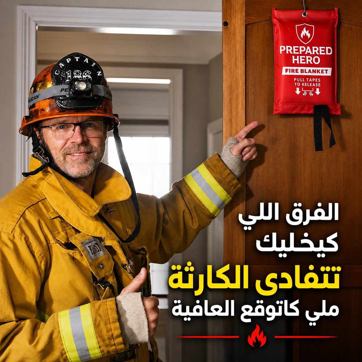 بطانية إطفاء الحرائق