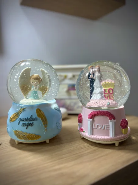 Boule de neige en cristal