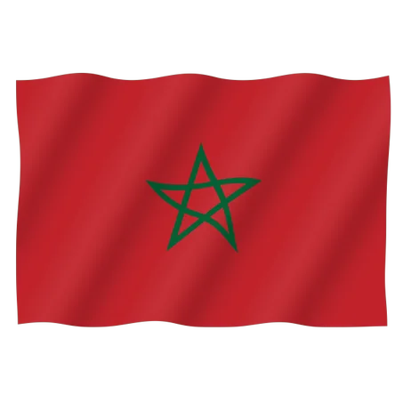 راية مغربية كبيرة / Grand drapeau marocain