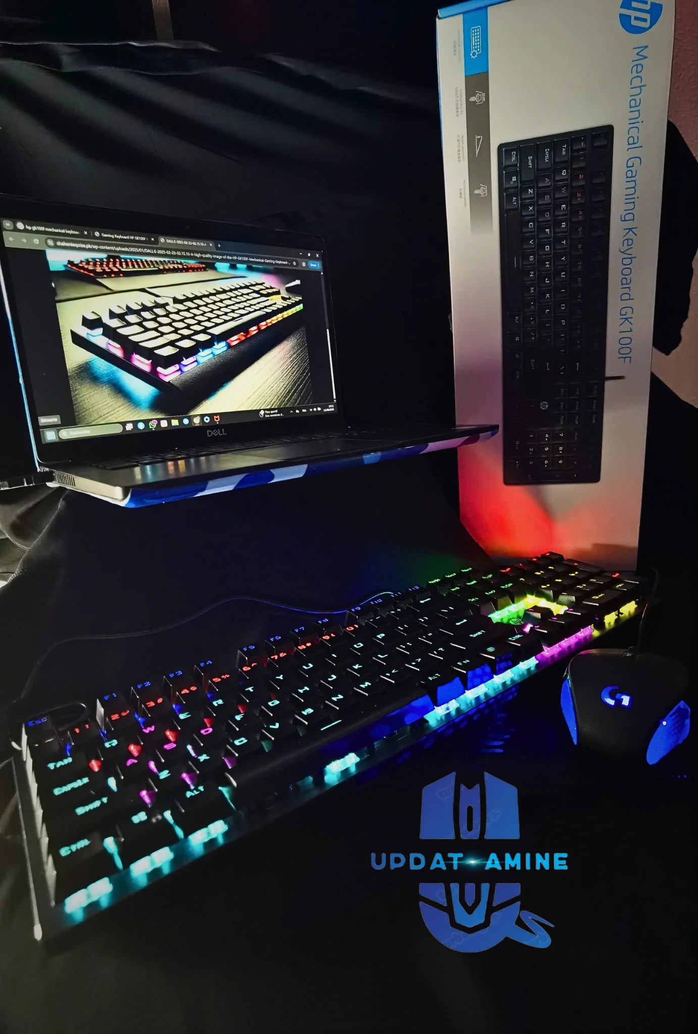 Gk100F  Mechanical keyboard HP