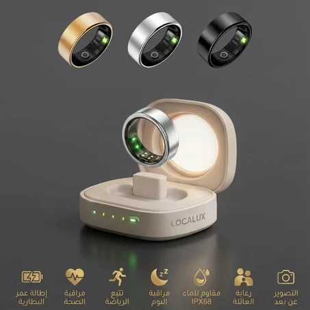 الخاتم الذكي لمتابعة نمط حياتك وصحتك اليومية