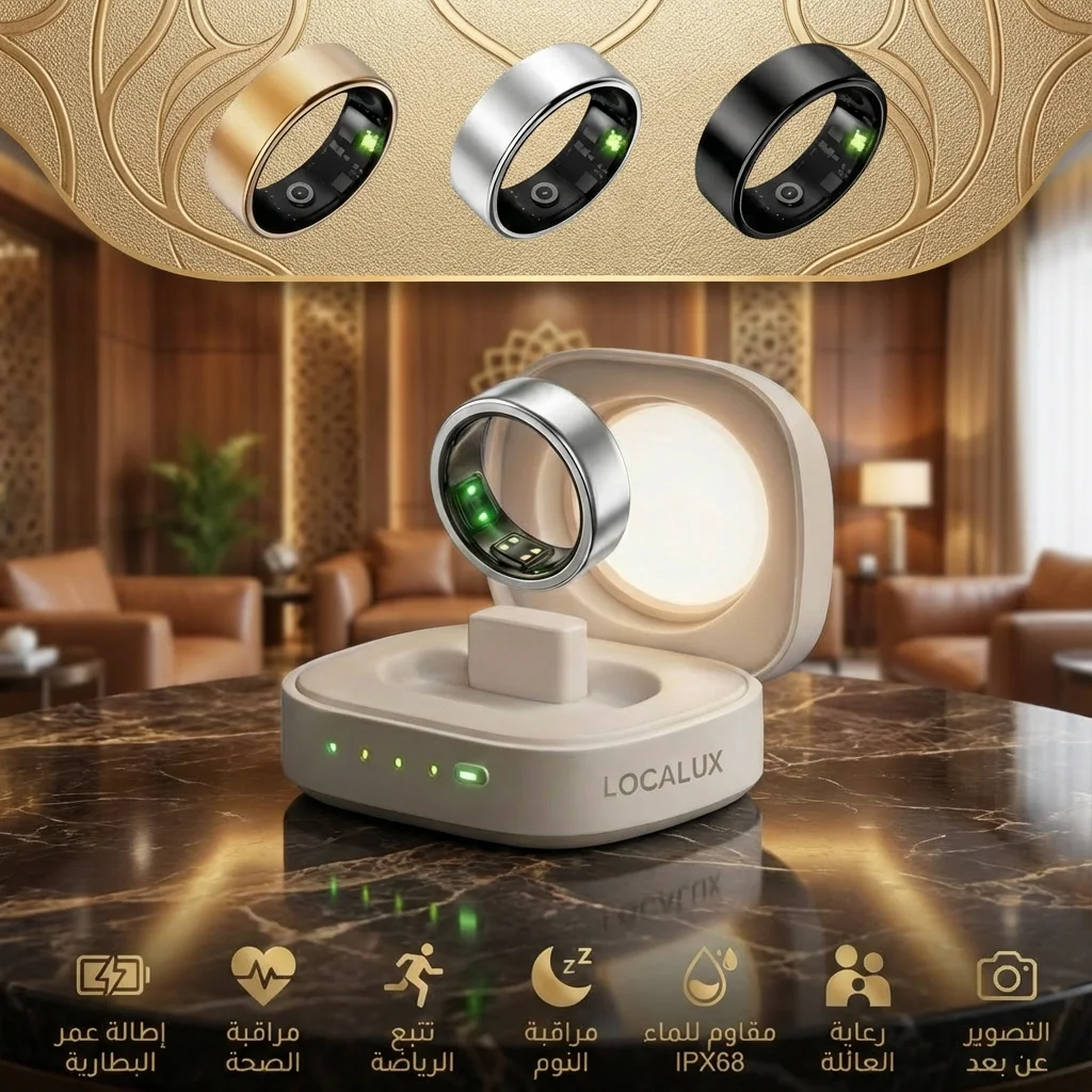 الخاتم الذكي لمتابعة نمط حياتك وصحتك اليومية